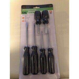 Pittsburgh 6 pc Screwdriver Set with Magnetic tips